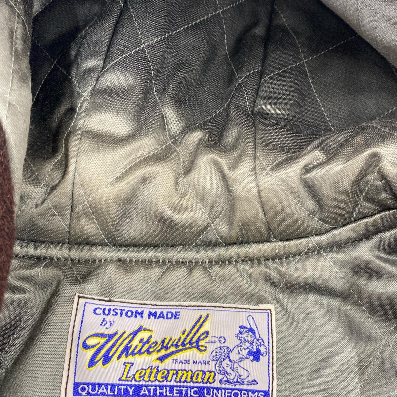 レザージャケット Whitesville Wool Hooded Award Jacket ブラウン