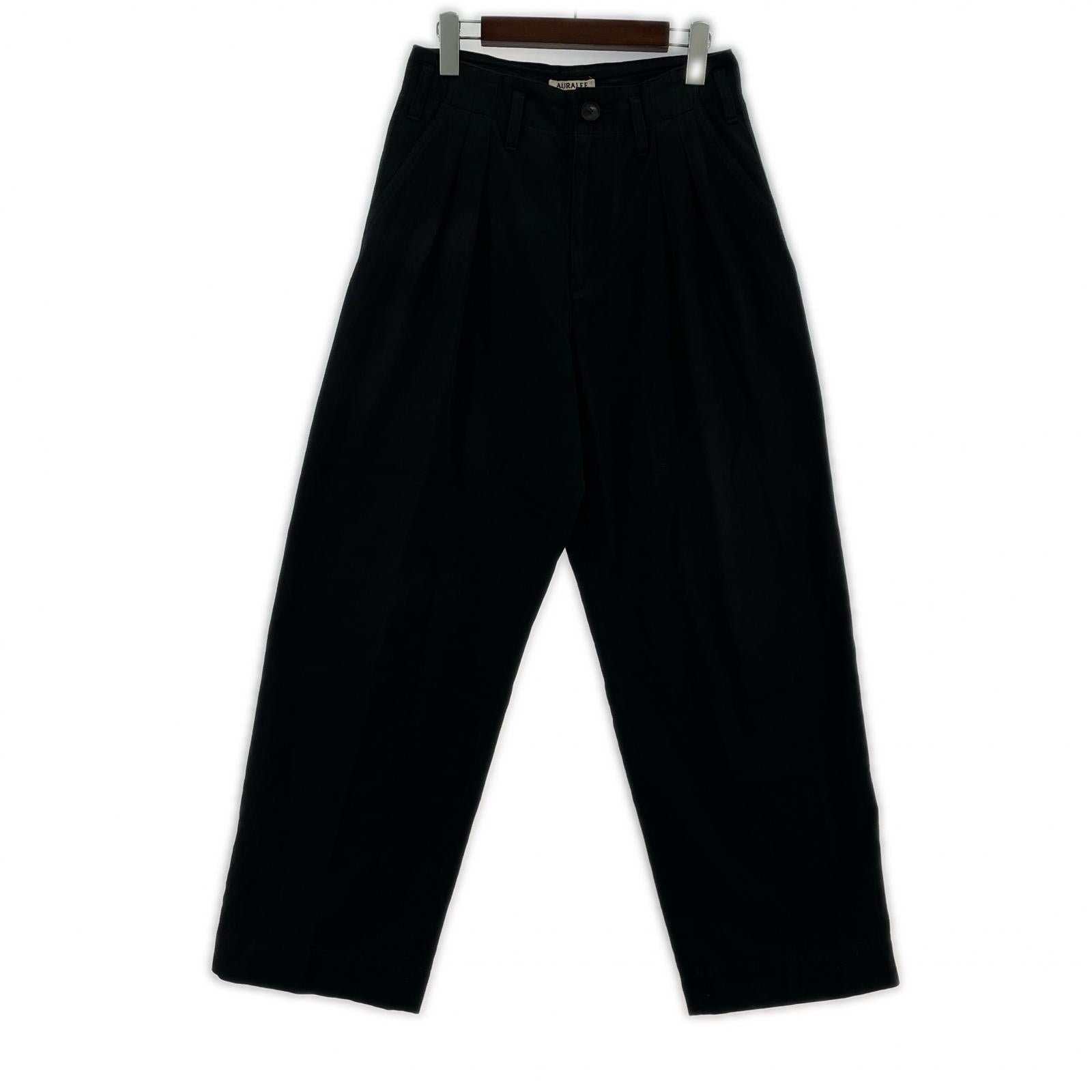 パンツ SUPER FINE TWILL SLACKS SIZE 3 3 ブラック