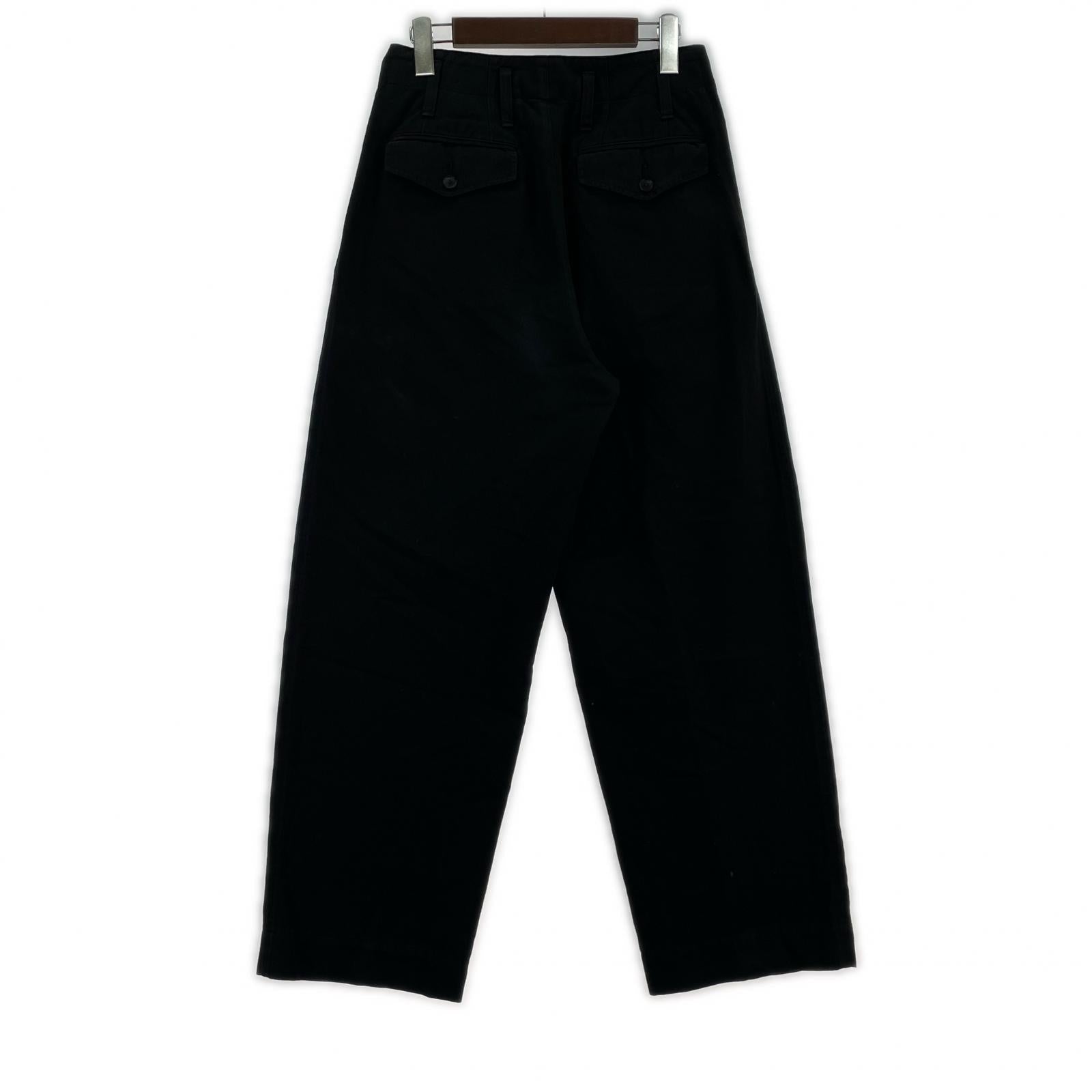 パンツ SUPER FINE TWILL SLACKS SIZE 3 3 ブラック