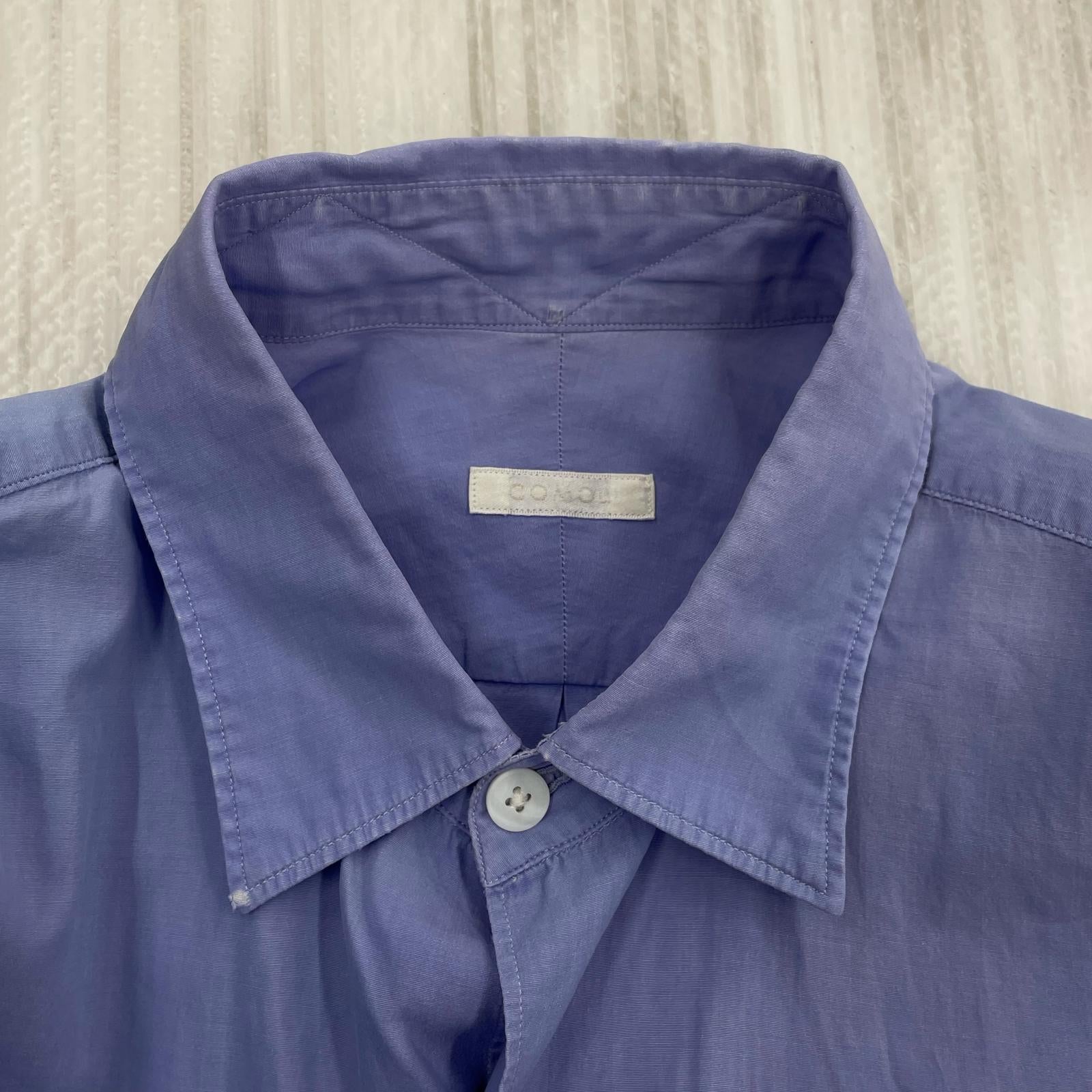長袖シャツ 19SS 無地 L/Sシャツ BLUE SIZE 1 1 パープル