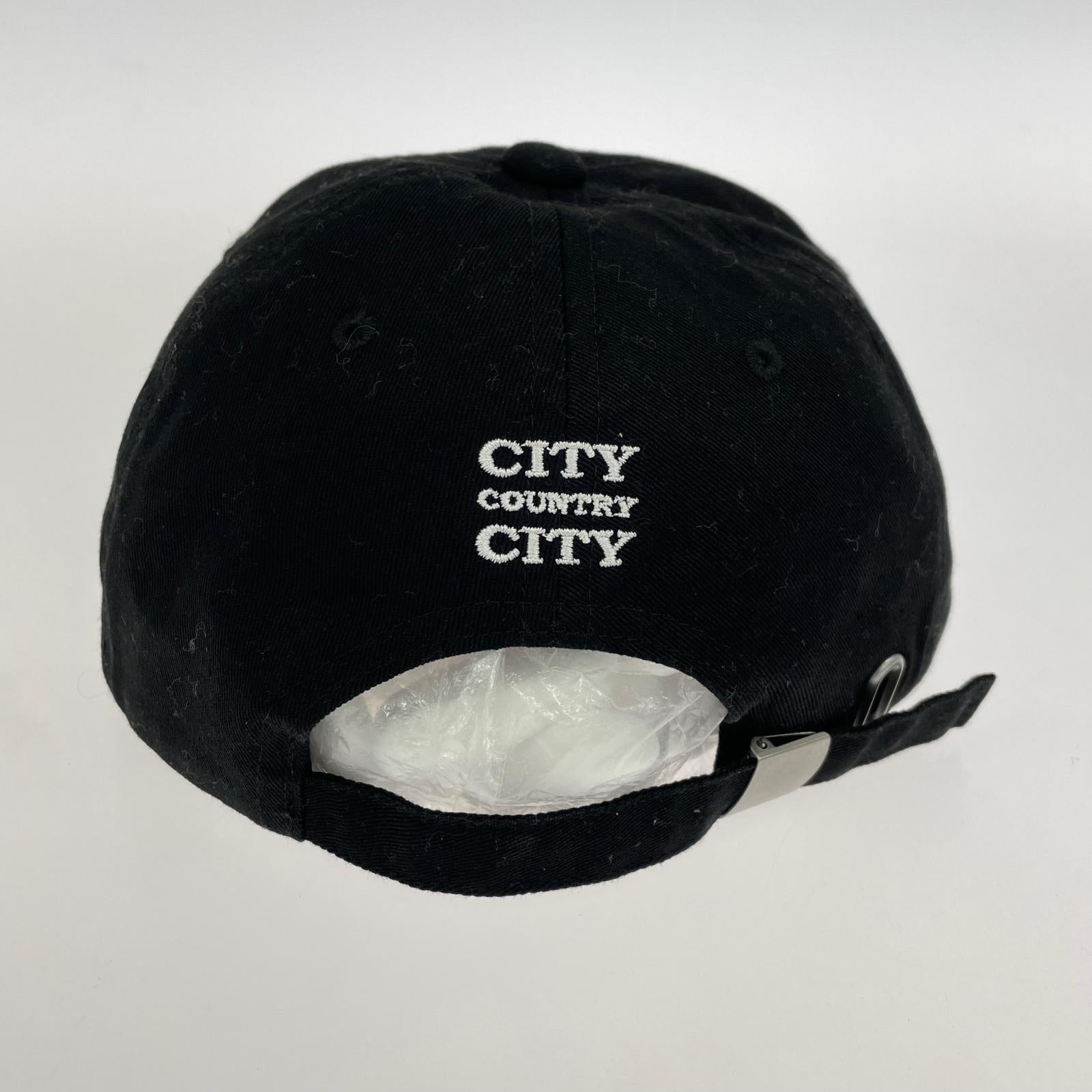 キャップ CITY COUNTRY CITY LOGO CAP BLK ブラック