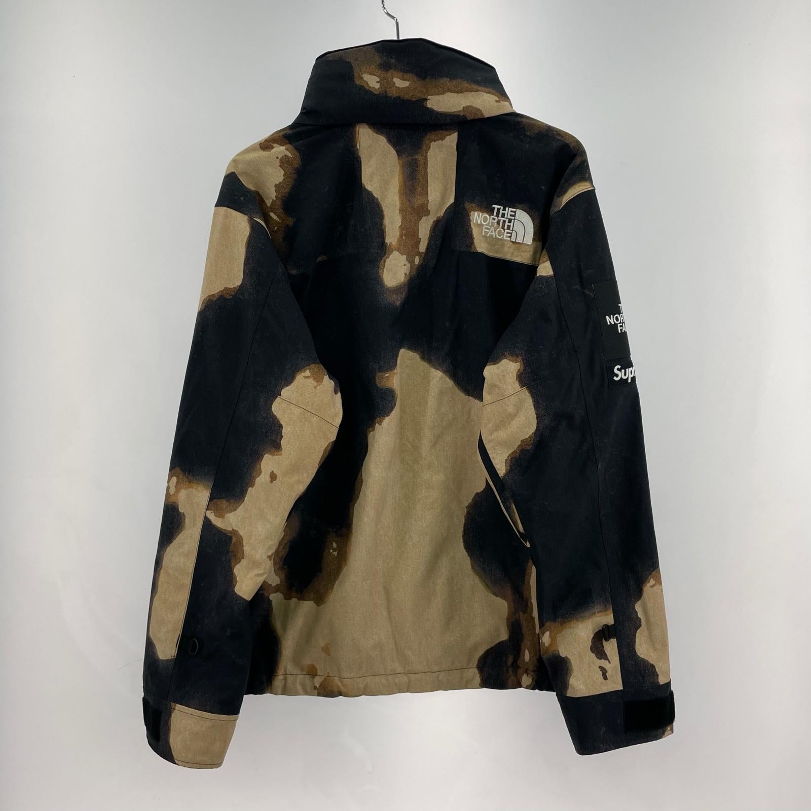 マウンテンパーカー × THE NORTH FACE Bleached Denim Print M