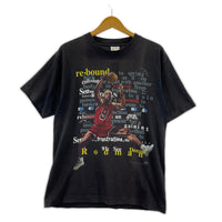 半袖Tシャツ 90s デニスロッドマン USA製 黒 (M) M ブラック