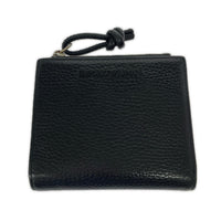 コンパクトウォレット EMPORIO ARMANI 二つ折り レザー 黒 ブラック