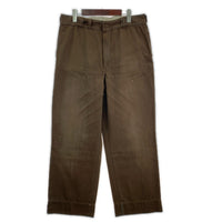 パンツ Unlikely Skaters Work Pants (W35) 茶 L ブラウン