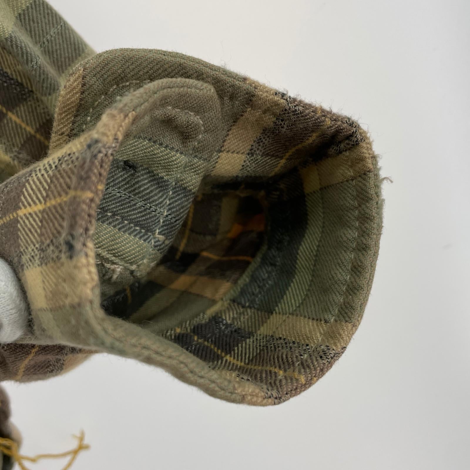長袖シャツ 25aw ダメージ加工チェックネルシャツ L マルチカラー