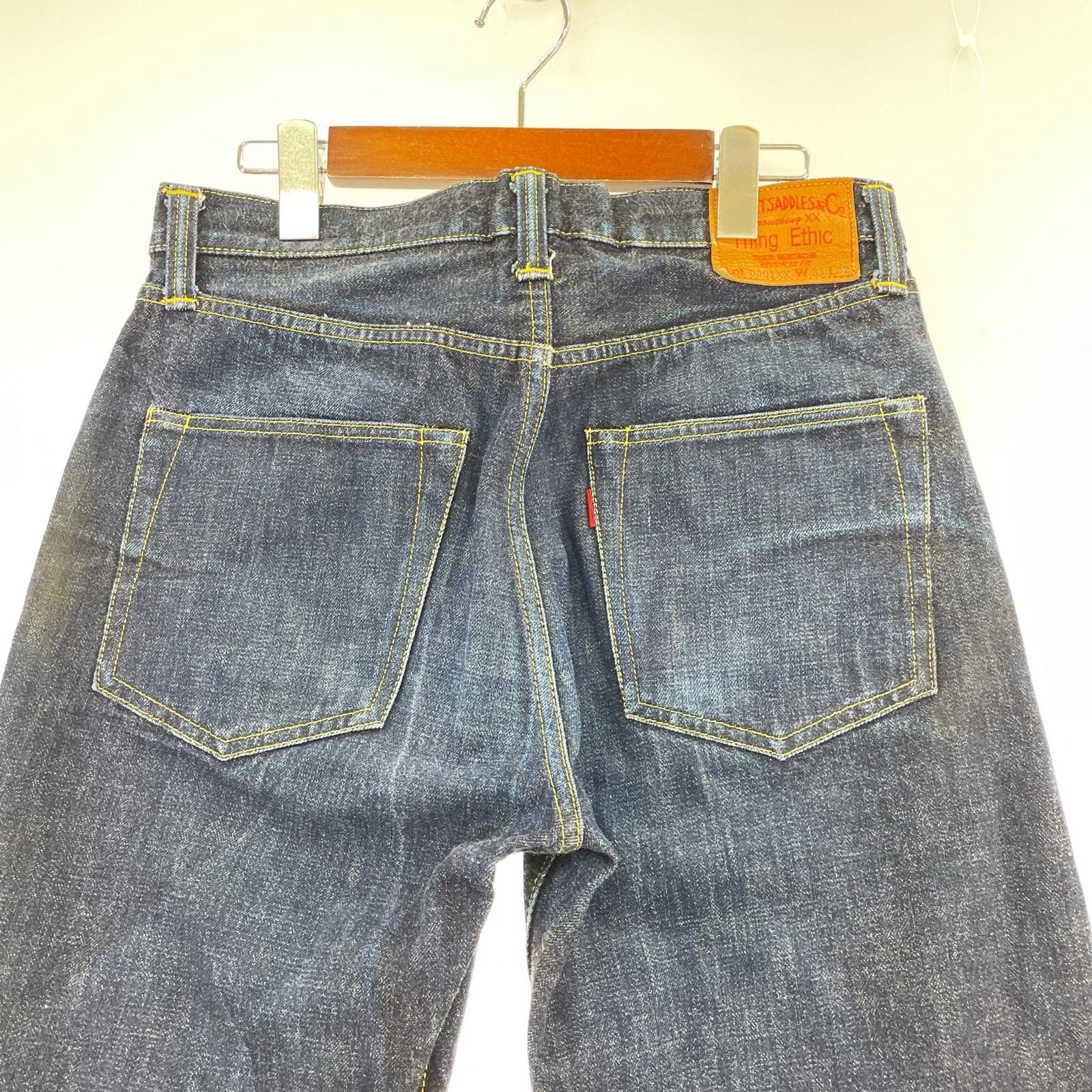 デニムパンツ ROCKETS 0001XX デニム W31 31 ネイビー