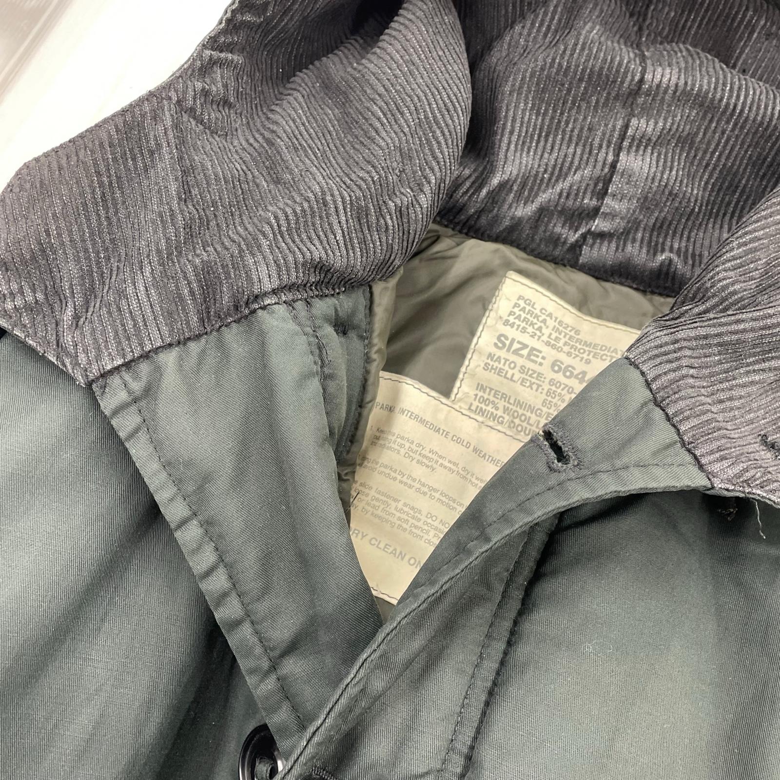 ジャケット ROYAL CANADIAN NAVY カナダ軍 デッキジャケット グリーン