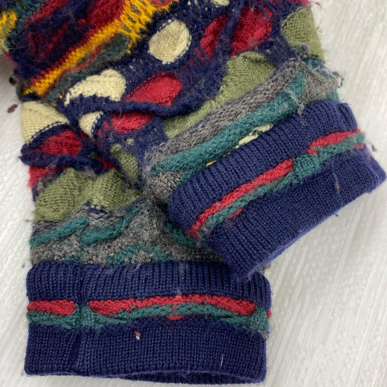 ニット COOGI 3Dニット ハイネック M マルチカラー