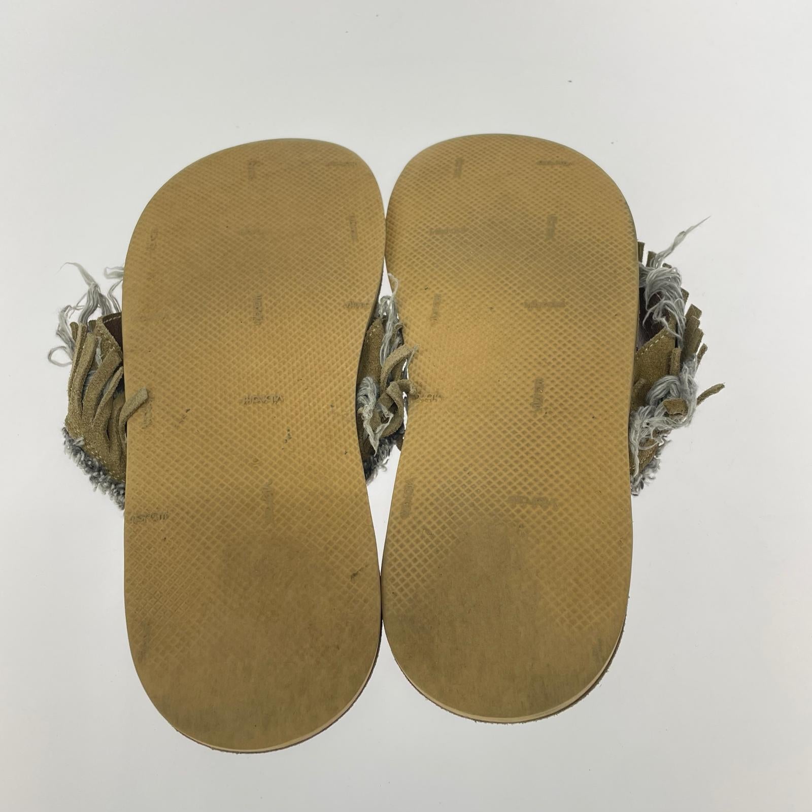 サンダル FRINGE BEACH SANDAL ブラウン
