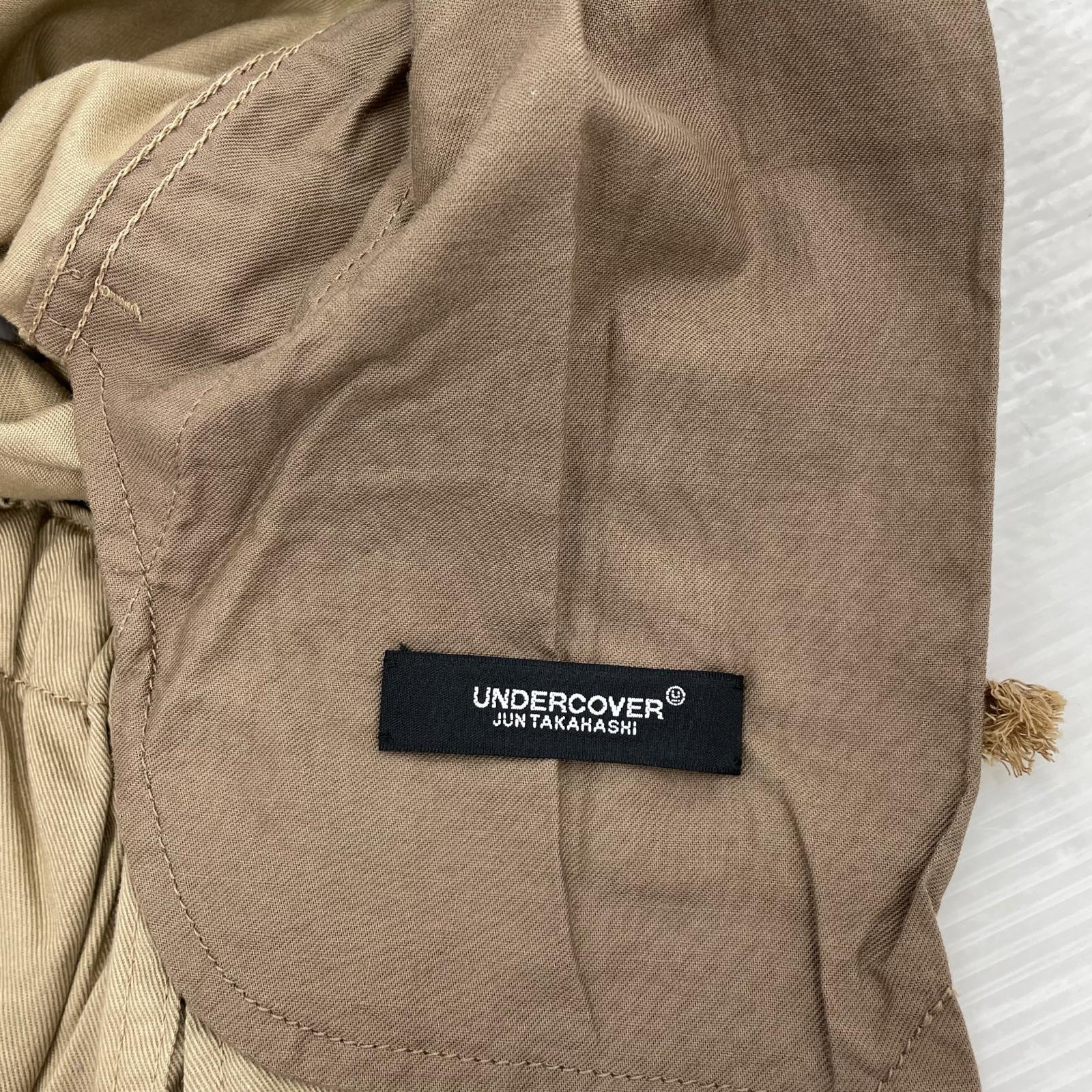 パンツ UNDERCOVER イナズマ刺繍 イージーパンツ 2 ベージュ 2 ベージュ