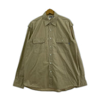 長袖シャツ GOODENOUGH 90s ベンチレーションシャツ M ベージュ M ベージュ