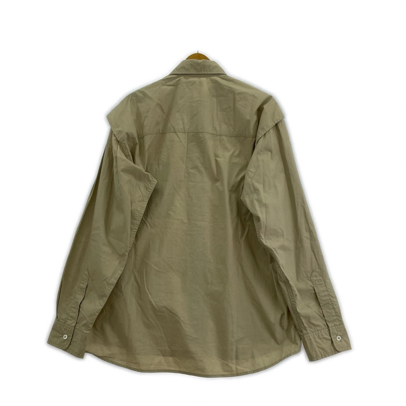 長袖シャツ GOODENOUGH 90s ベンチレーションシャツ M ベージュ M ベージュ
