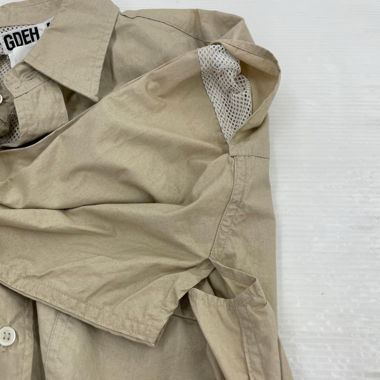 長袖シャツ GOODENOUGH 90s ベンチレーションシャツ M ベージュ M ベージュ