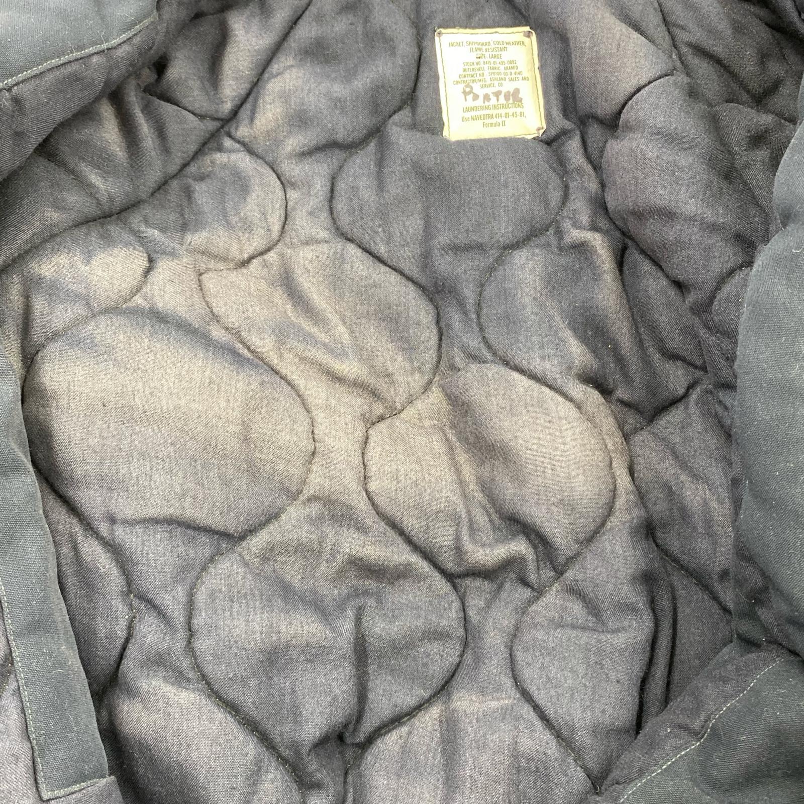 ジャケット 03年製 U.S.Navy ShipBoard Jacket L L ネイビー