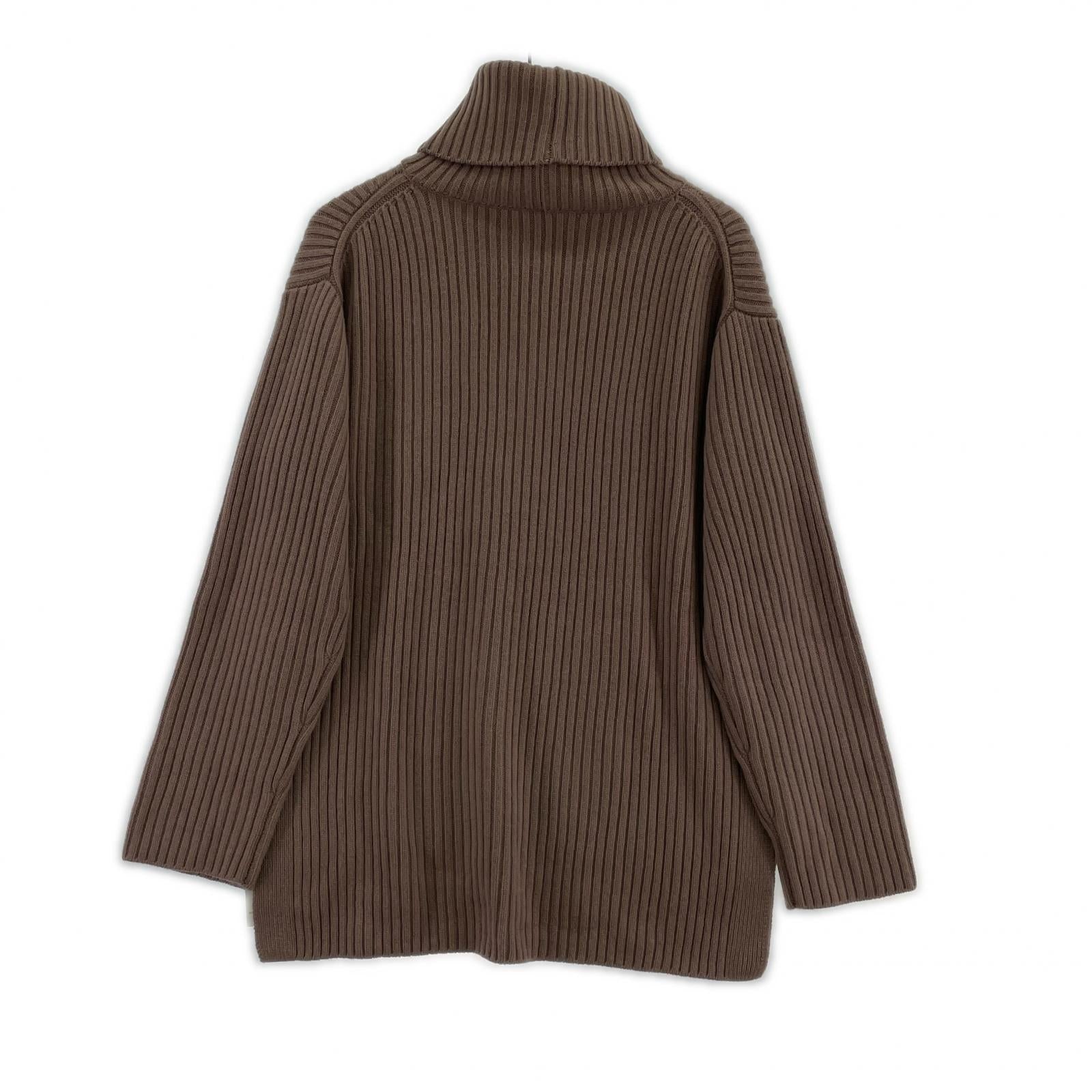 ニット カシミア タートルネックニットセーター 38