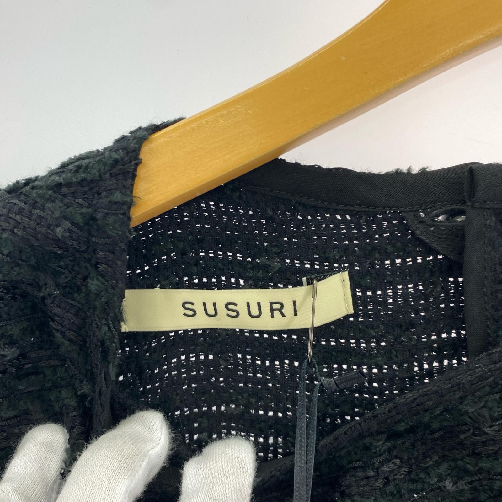 ワンピース SUSURI オフューカスドレス 1 黒 1 ブラック