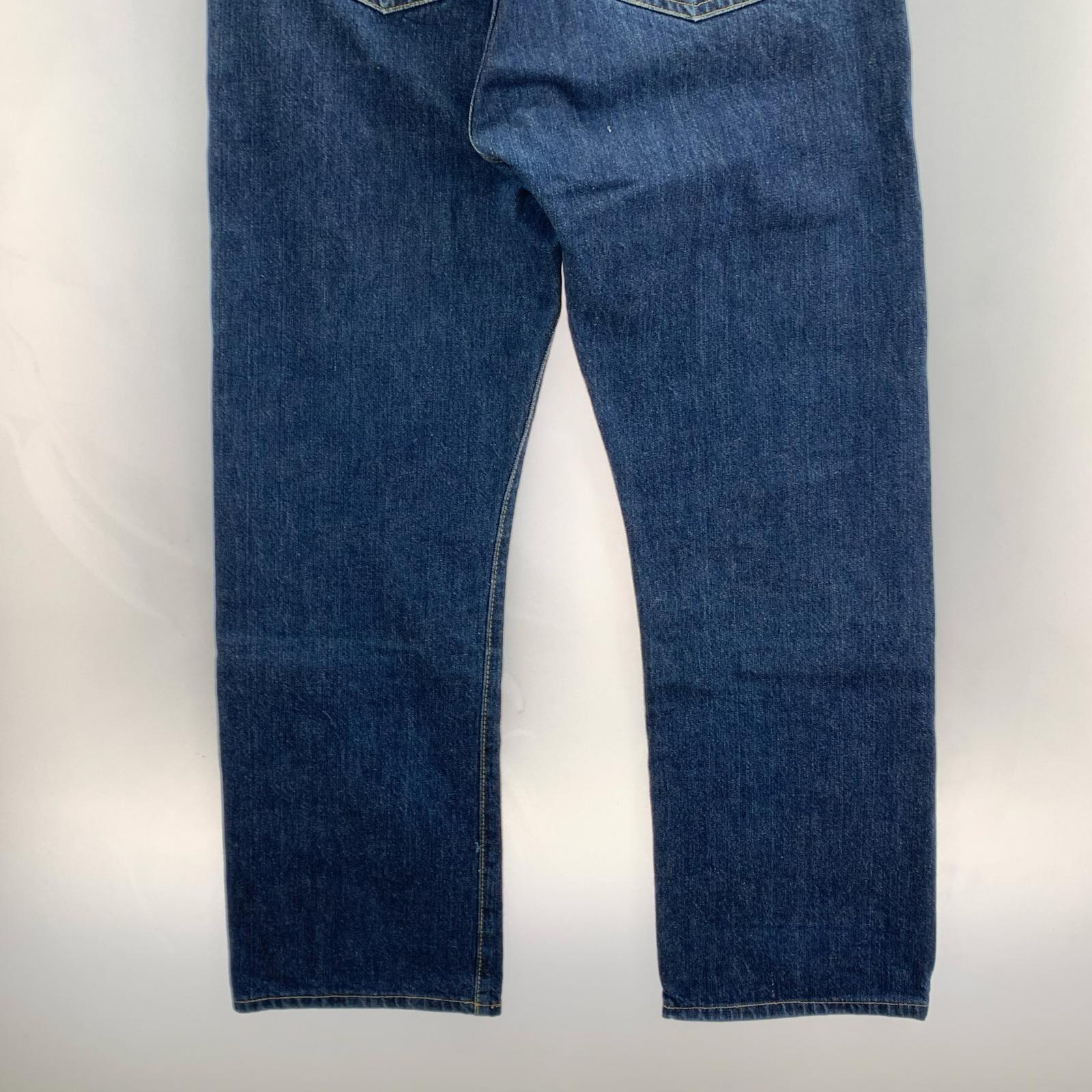 デニムパンツ 90s USA製 S501XX 大戦モデル 44501-0022 バレンシア工場 555刻印 W36 36 ネイビー