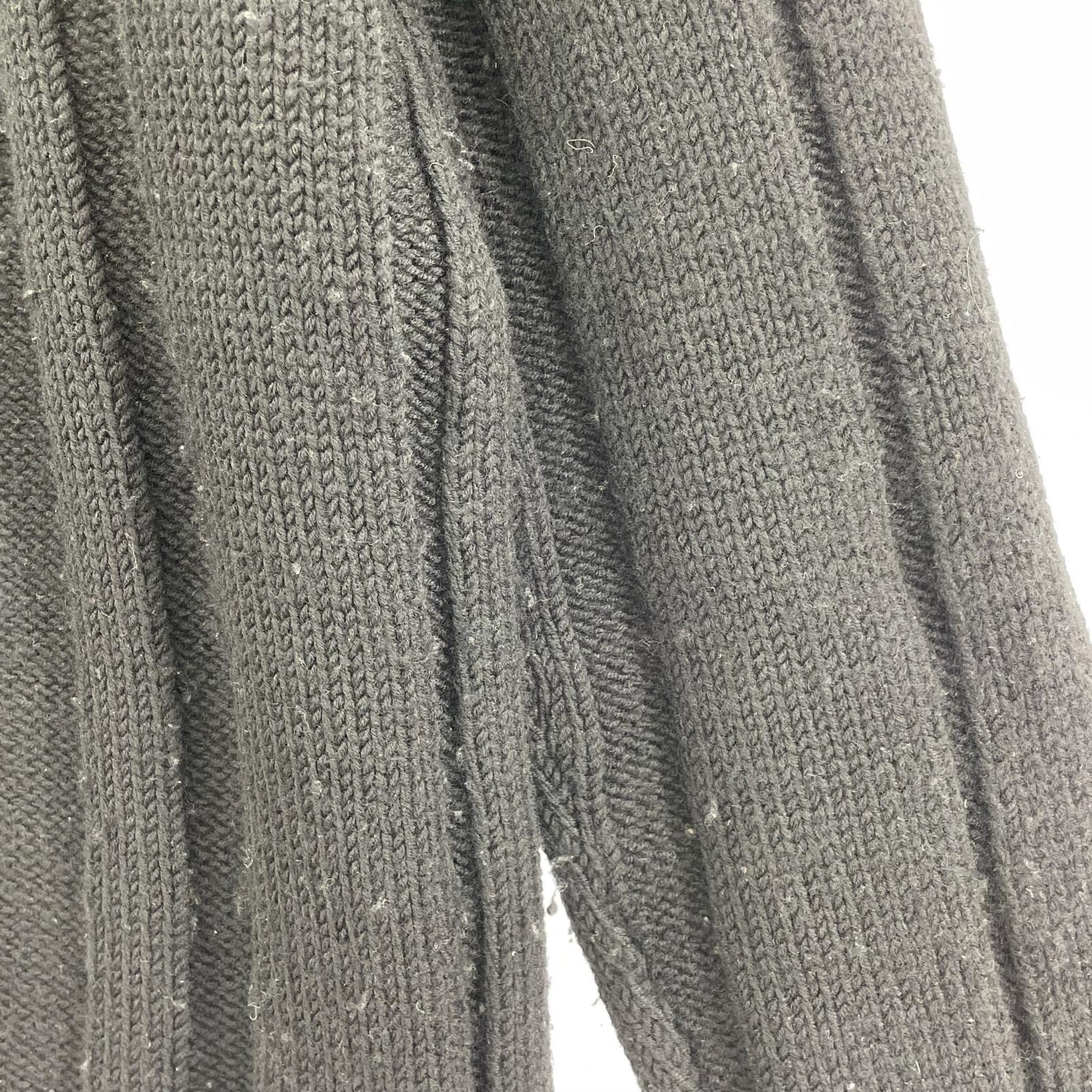 ニット ISSEY MIYAKE denim im product デザインニットセーター M 黒 M ブラック