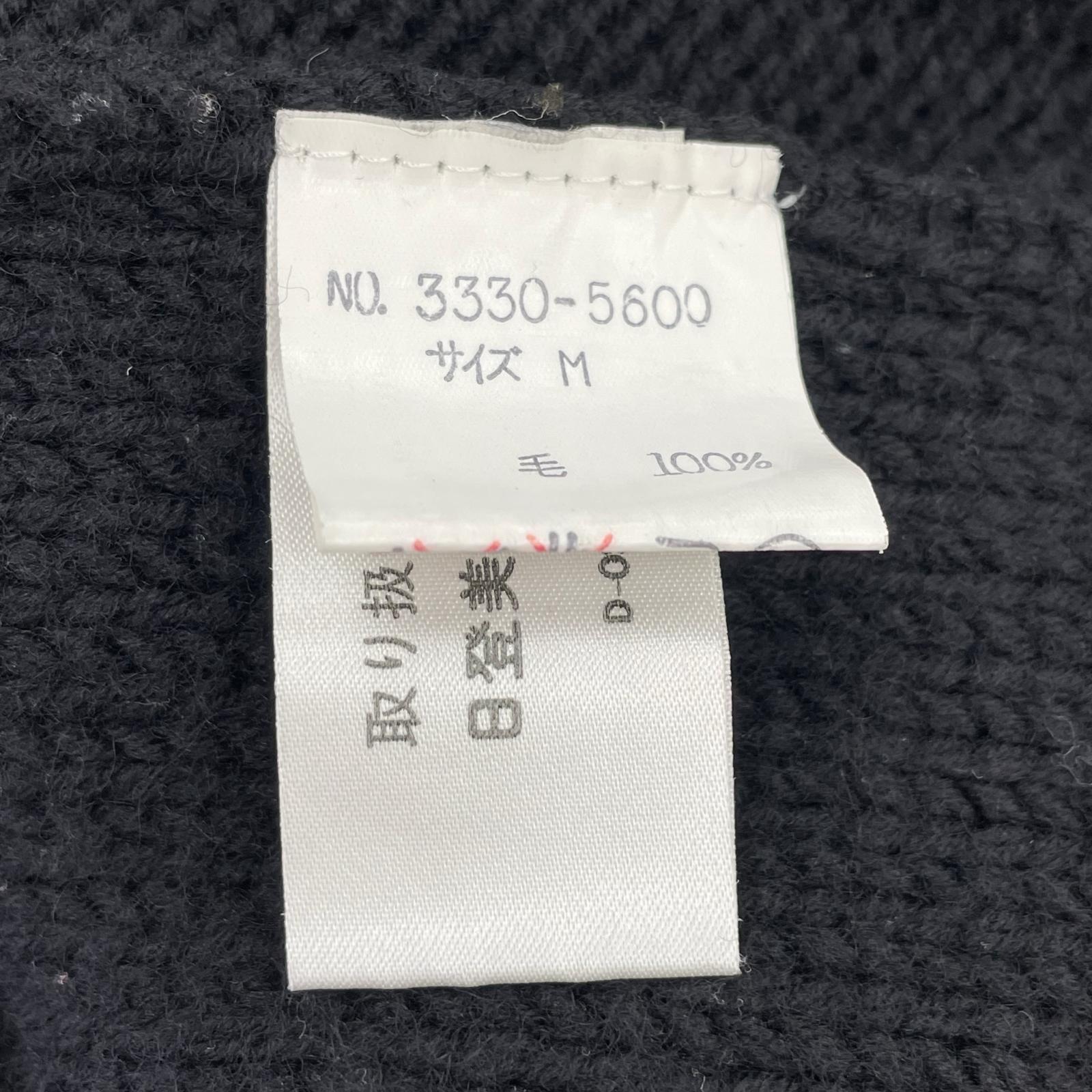 ニット ISSEY MIYAKE denim im product デザインニットセーター M 黒 M ブラック