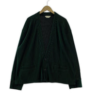 ジャケット RIPPLE CARDIGAN ブラック/グリーン(2) 2