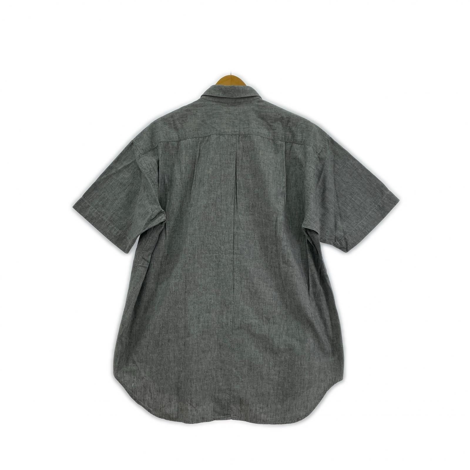 半袖シャツ ISSEY MIYAKE im S/Sブラックシャンブレーシャツ M グレー M グレー