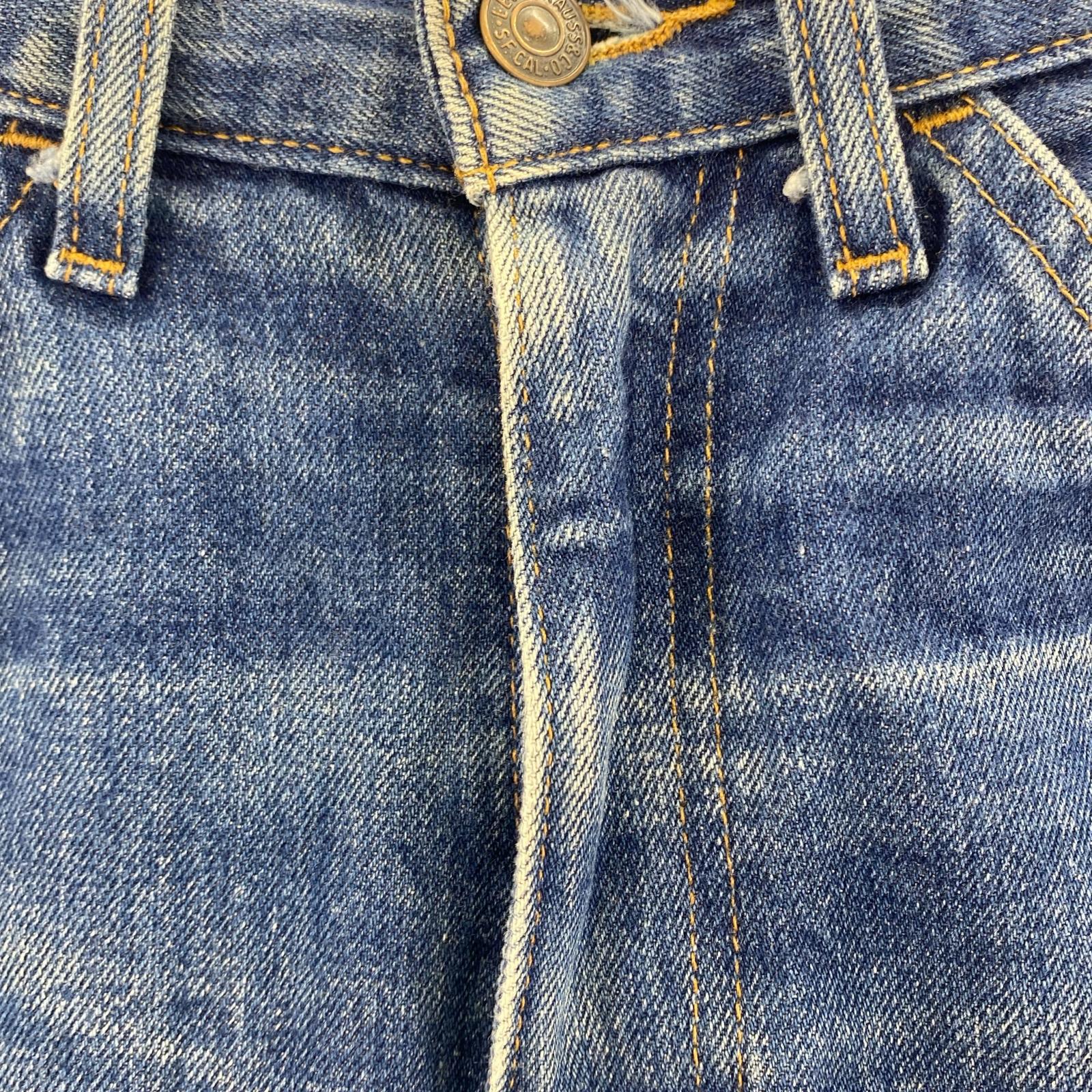 デニムパンツ 606 トルコ製 オレンジタブ 29 ブルー