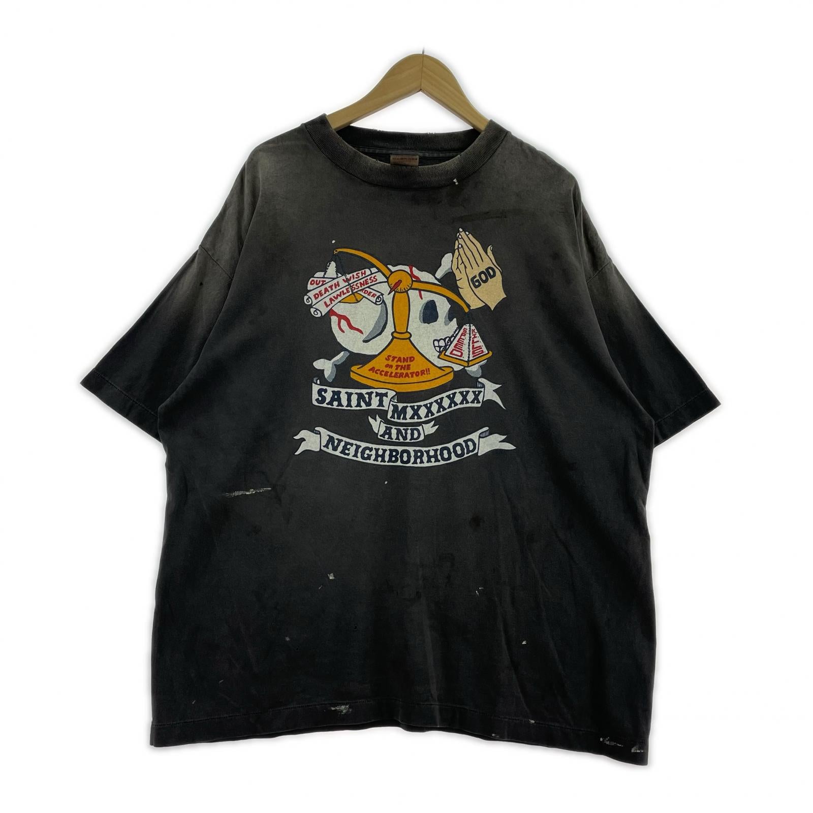 半袖Tシャツ ×NEIGHBORHOOD STHD . SS TEE PRAY ブラック