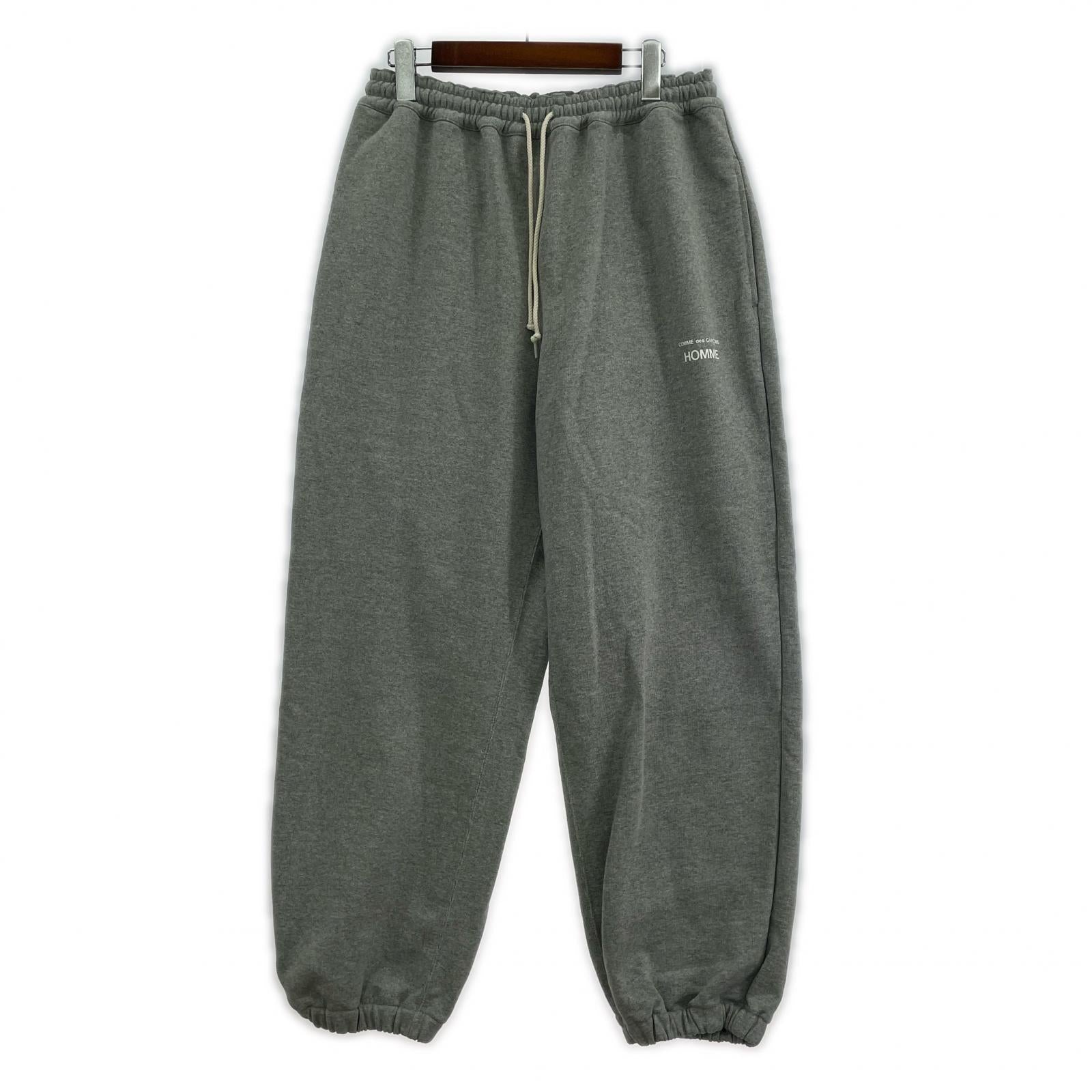 パンツ HOMME/総裏毛製品プリント/サイズS S グレー