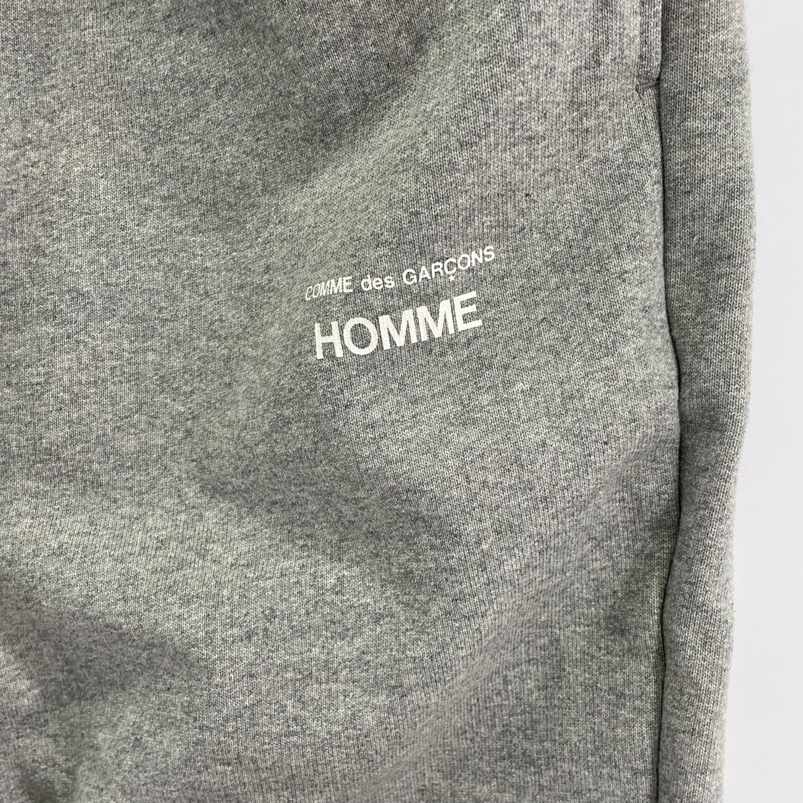 パンツ HOMME/総裏毛製品プリント/サイズS S グレー