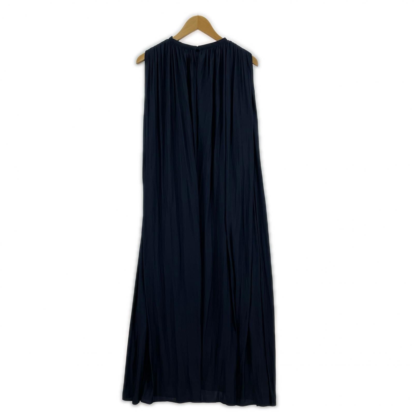 ワンピース allureville ノースリーブ ブルーワンピース 2 ネイビー