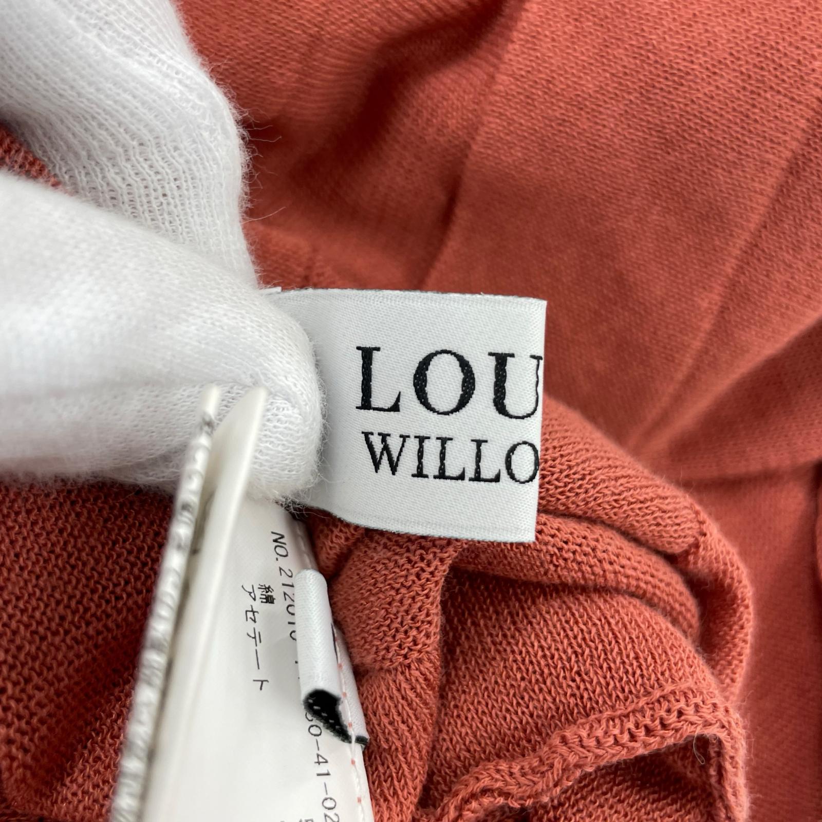 ワンピース Loulou Willoughby 綿ニット ノースリーブワンピース RD 2 ブラウン