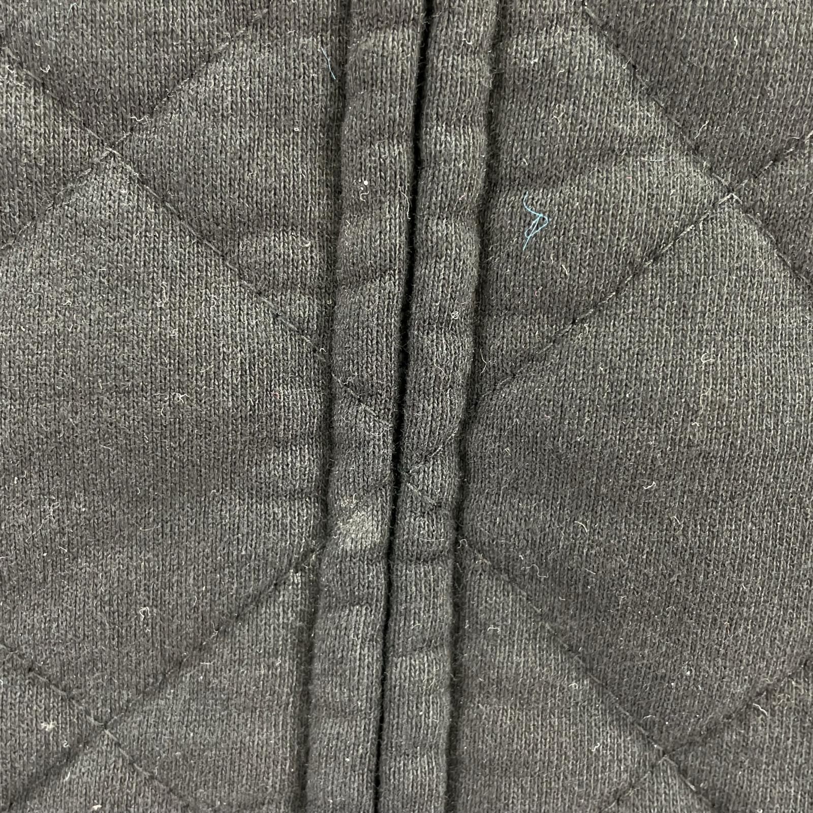 ジャケット Quilted Zip Up hooded S ブラック