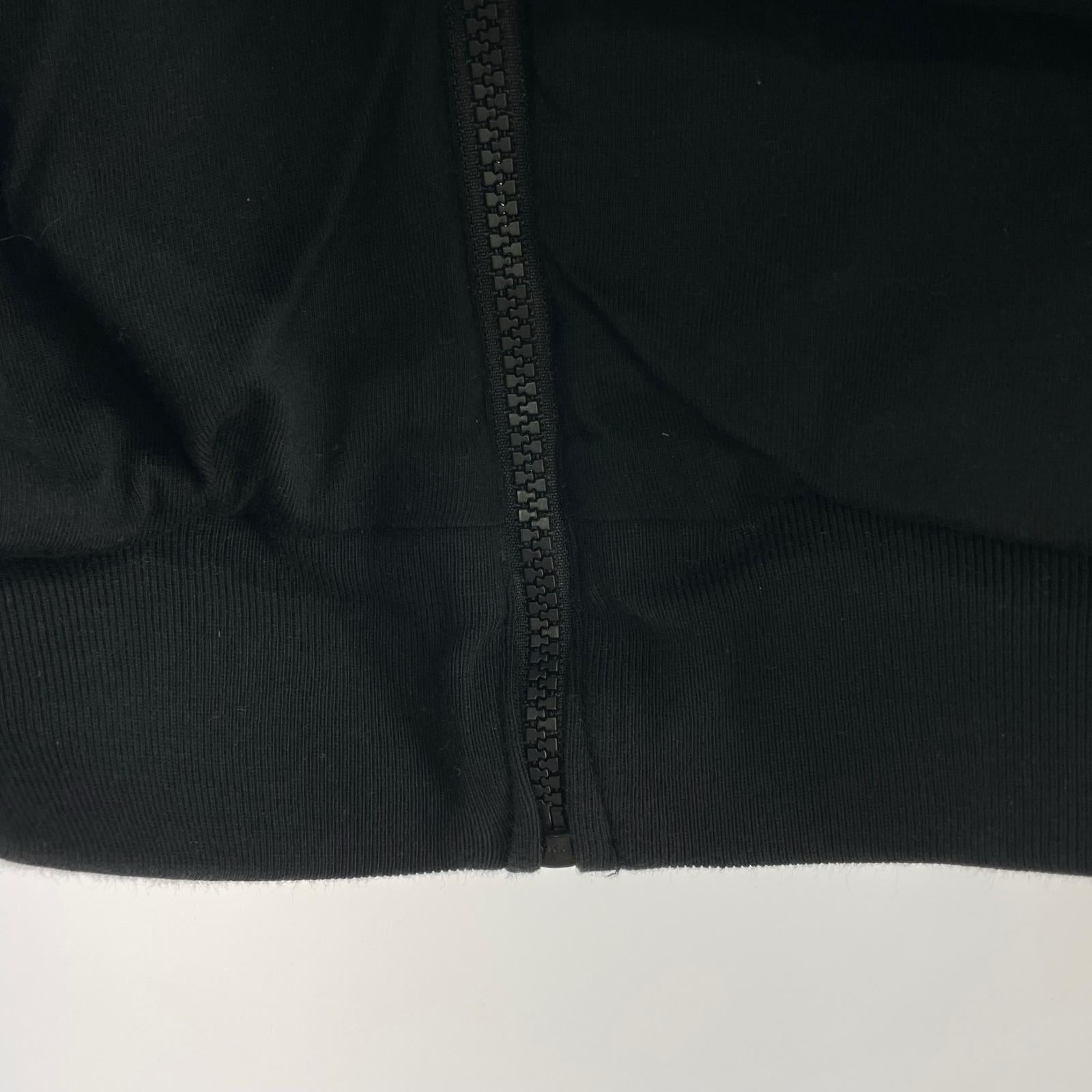 ジャケット Quilted Zip Up hooded S ブラック