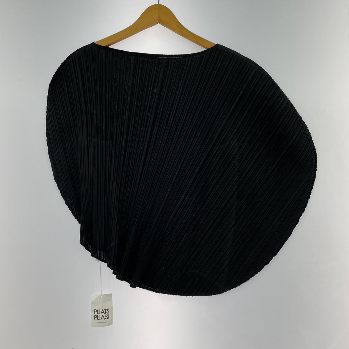 半袖Tシャツ PLEATS PLEASE アシンメトリートップス(3) PP71-JK521 ブラック