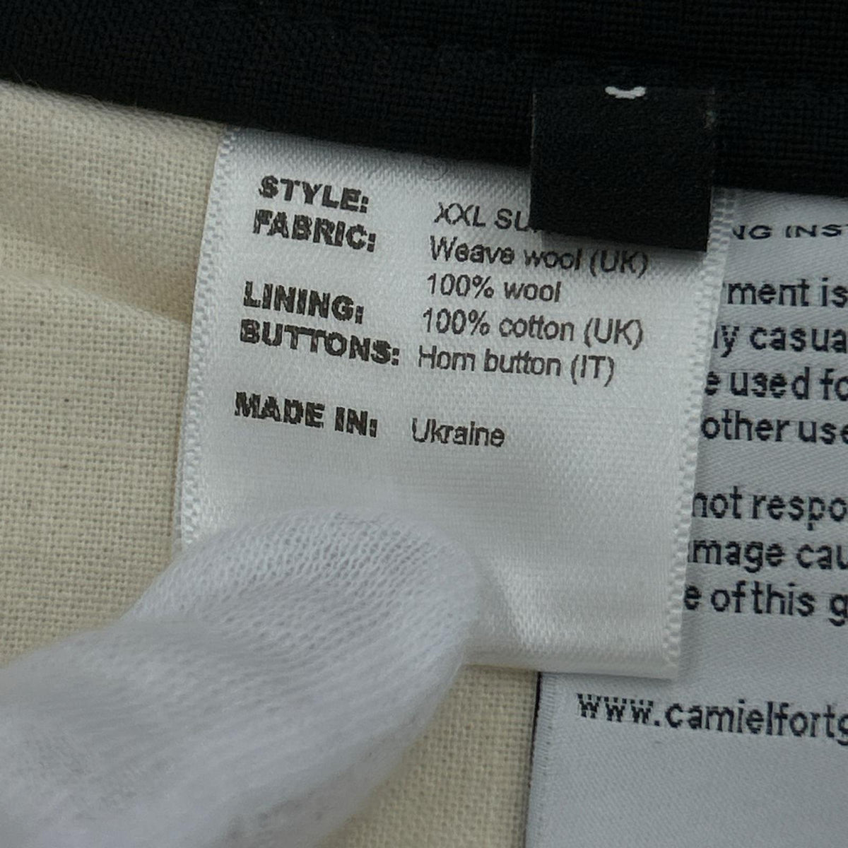 パンツ XXL SUIT PANTS BLK S ブラック