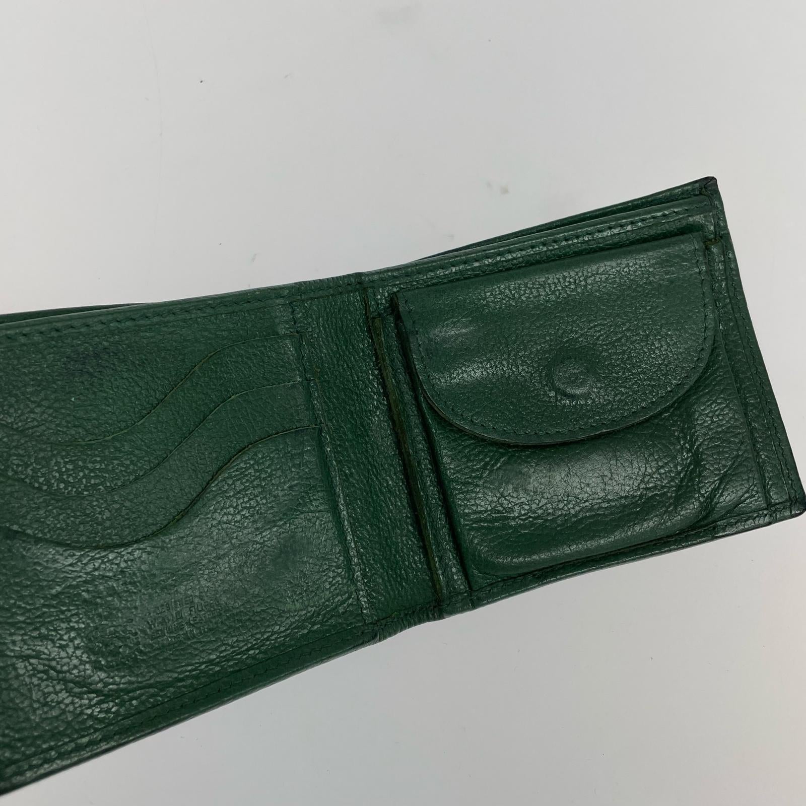 コンパクトウォレット 二つ折り財布 グリーン グリーン