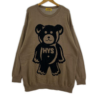 ニット 24AW GUMI BEARジャカード ワンピース フリー ブラウン