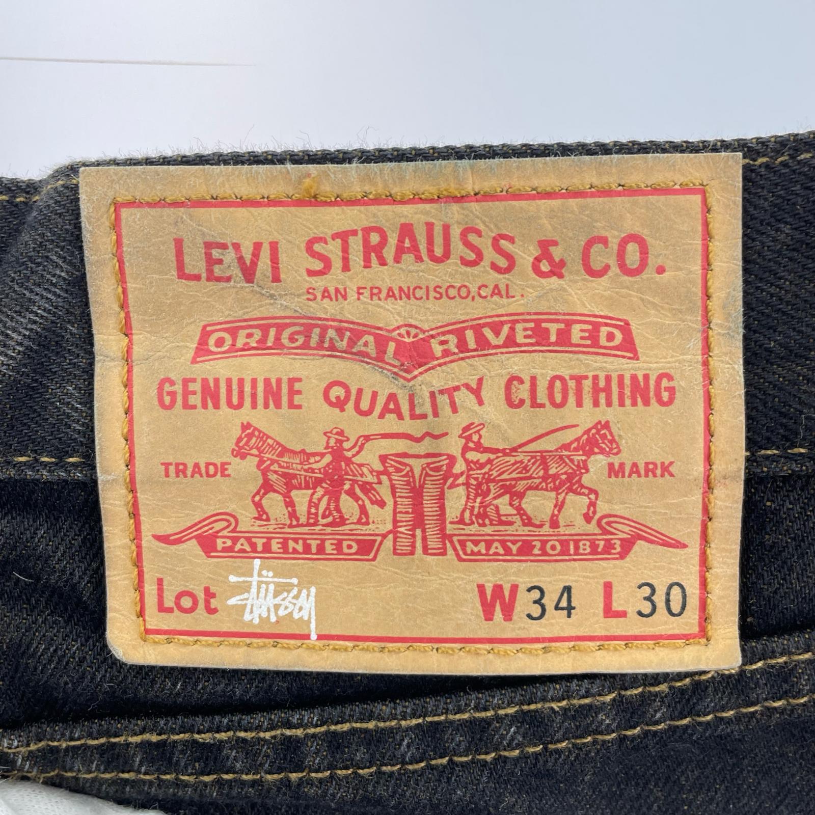 デニムパンツ ×Levi's 24SS CRISPY RINSE JEAN W34 ブラック