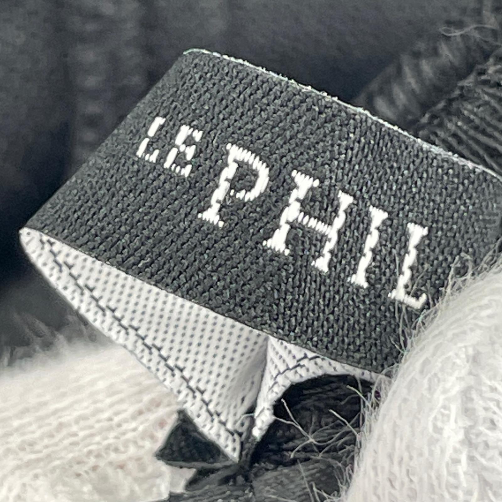 パーカー LE PHIL SPORTS テックダンボールジャージフーディ 黒 フリー ブラック