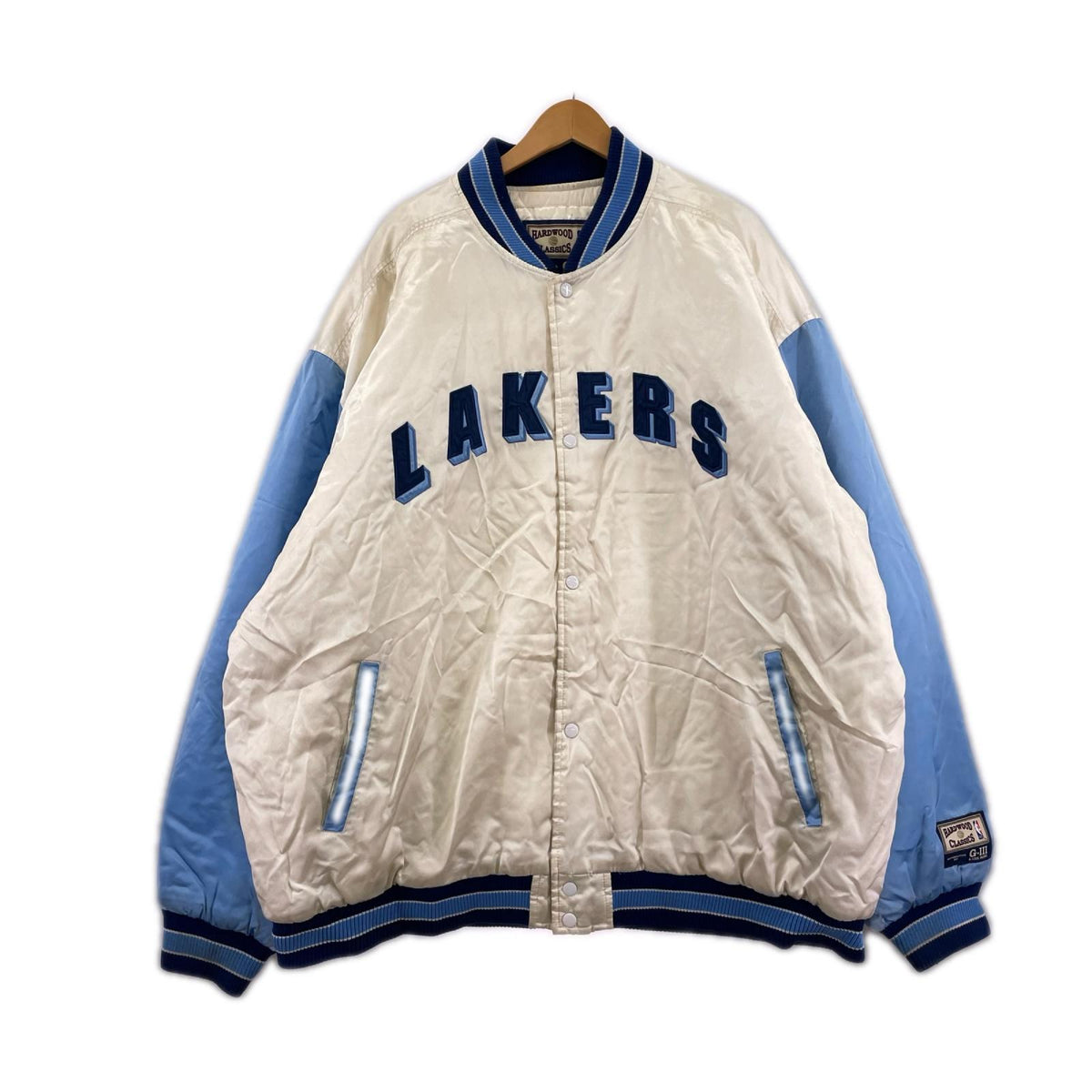 ブルゾン HARDWOOD CLASSICS LAKERS スタジャン
