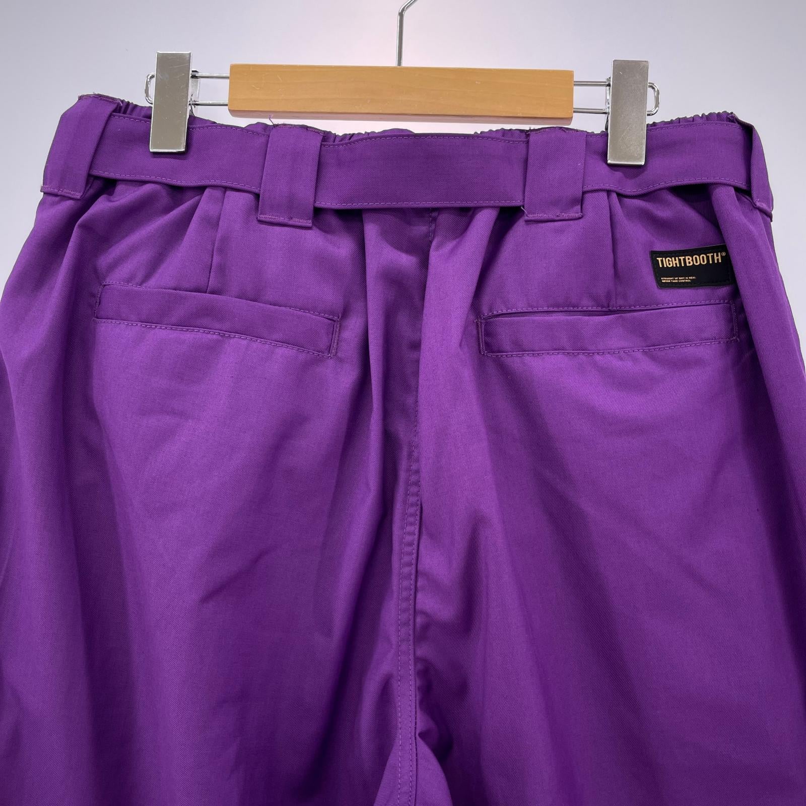 パンツ BAGGY SLACKS (XL) FW25-B10 パープル