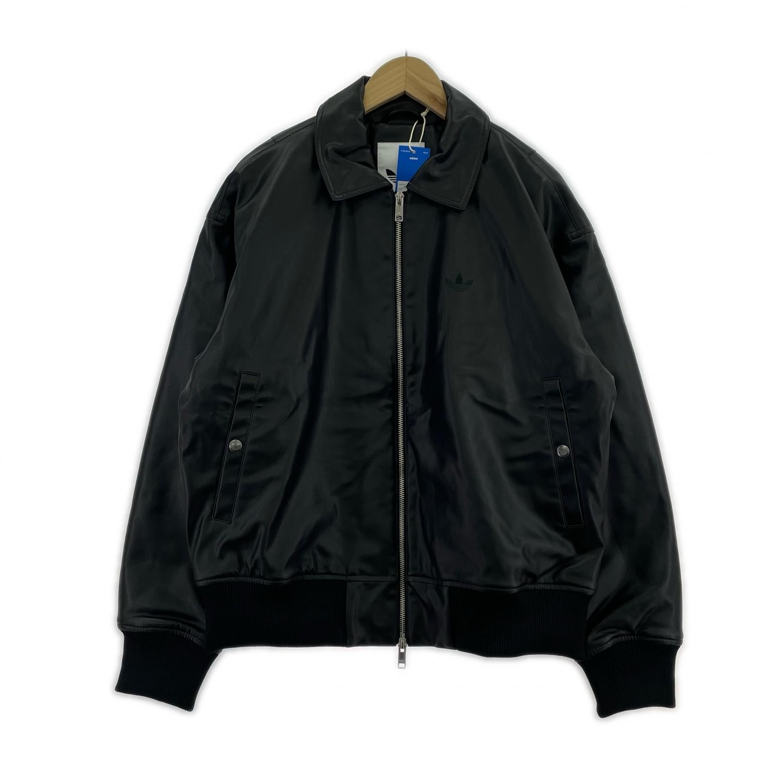 レザージャケット ボンバージャケット ブラック M M ブラック