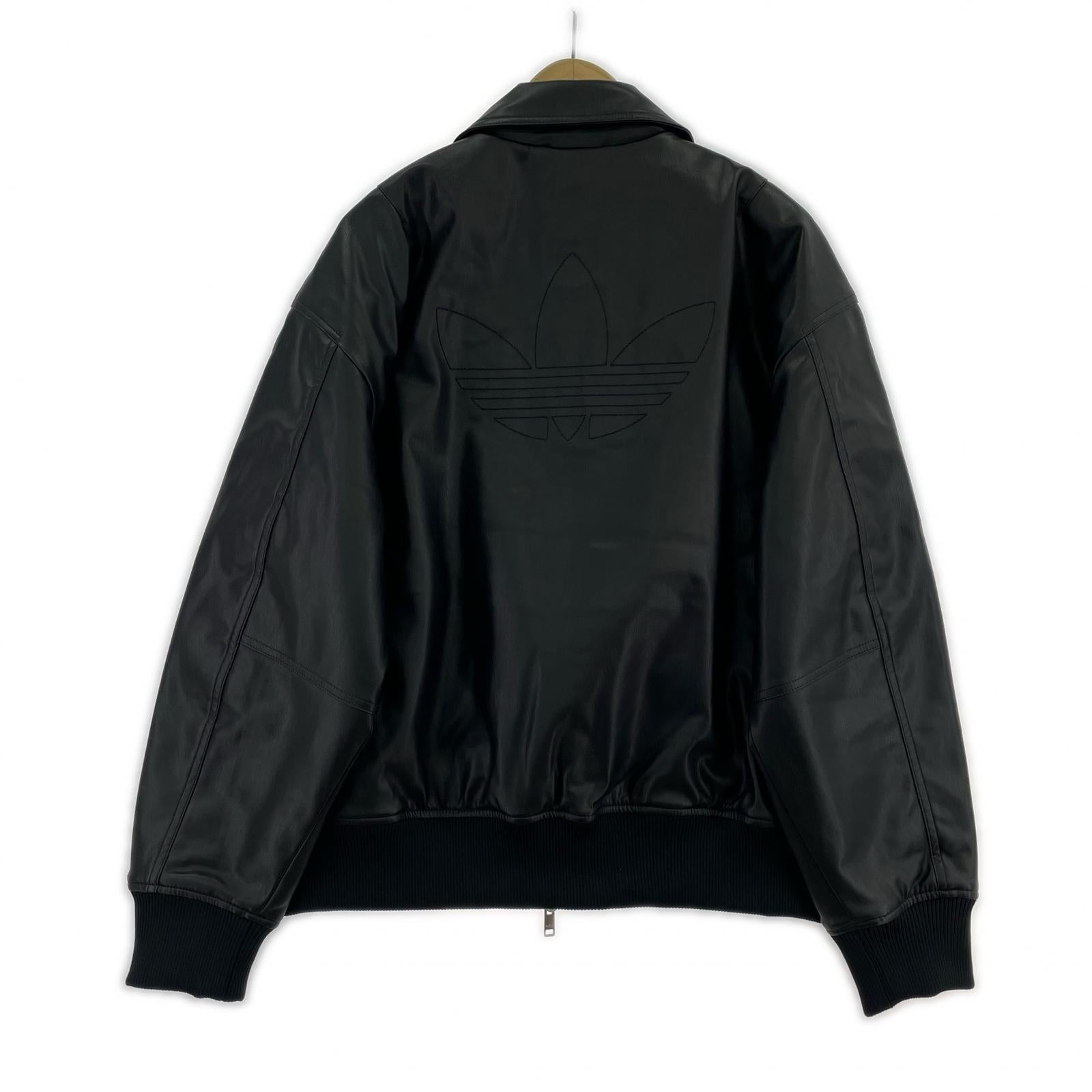 レザージャケット ボンバージャケット ブラック M M ブラック
