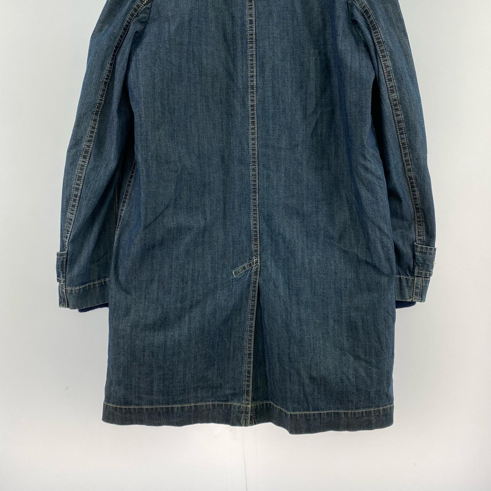ジャケット ボアライナー デニムステンカラーコート size1 1 ブルー