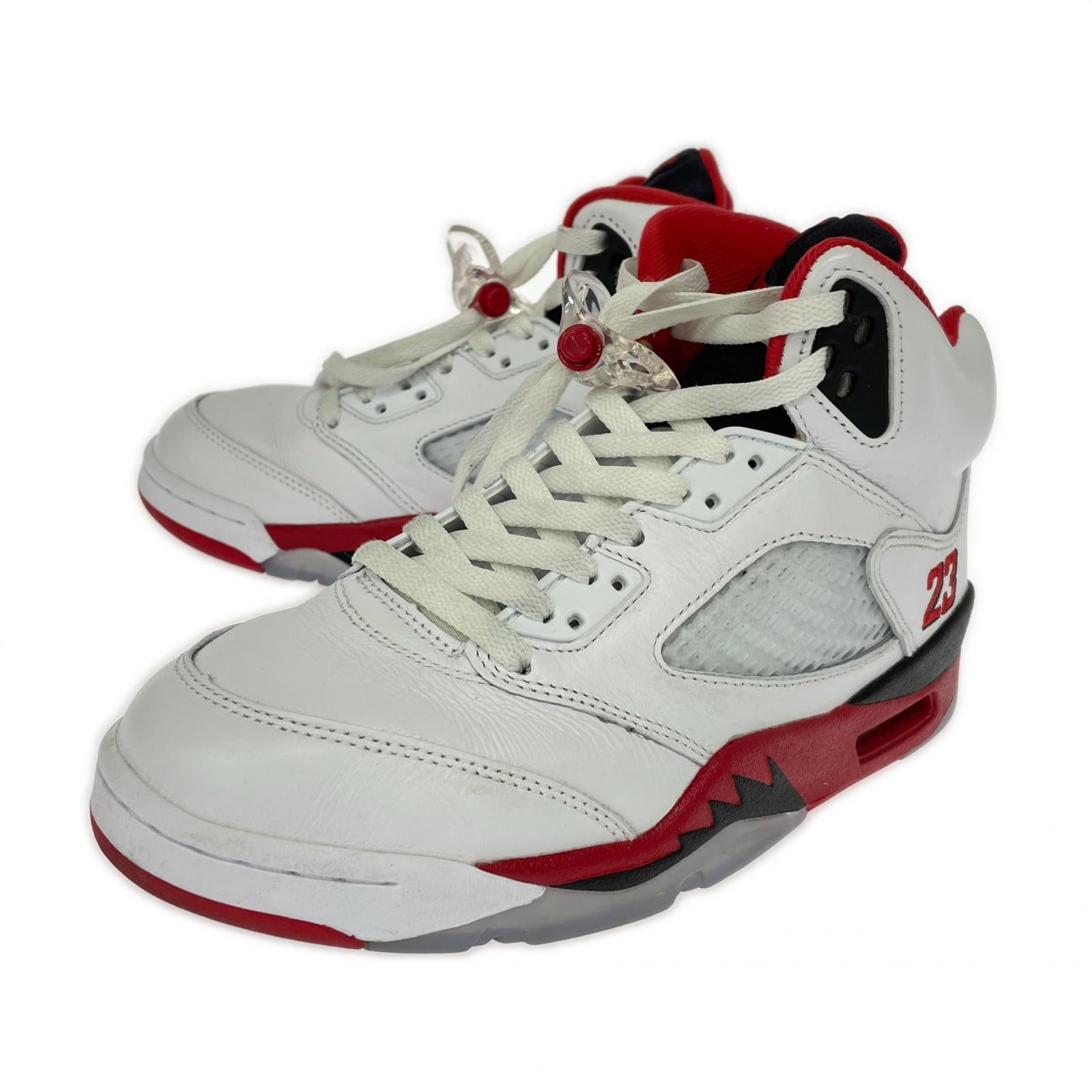 シューズ AIR JORDAN 5 RETRO OG FIRE 25.0cm 25cm (US7 UK6 1/2 EU40) ホワイト