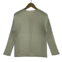 その他トップス ISSEY MIYAKE プリーツ トップス アイボリー M
