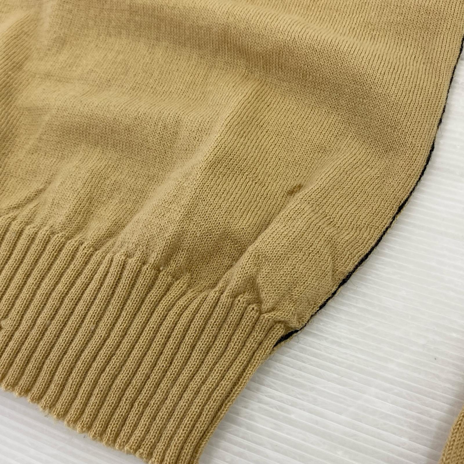 ニット ISSEY MIYAKE ARCHIVE ウールクルーネックセーター ベージュ (M) M ベージュ
