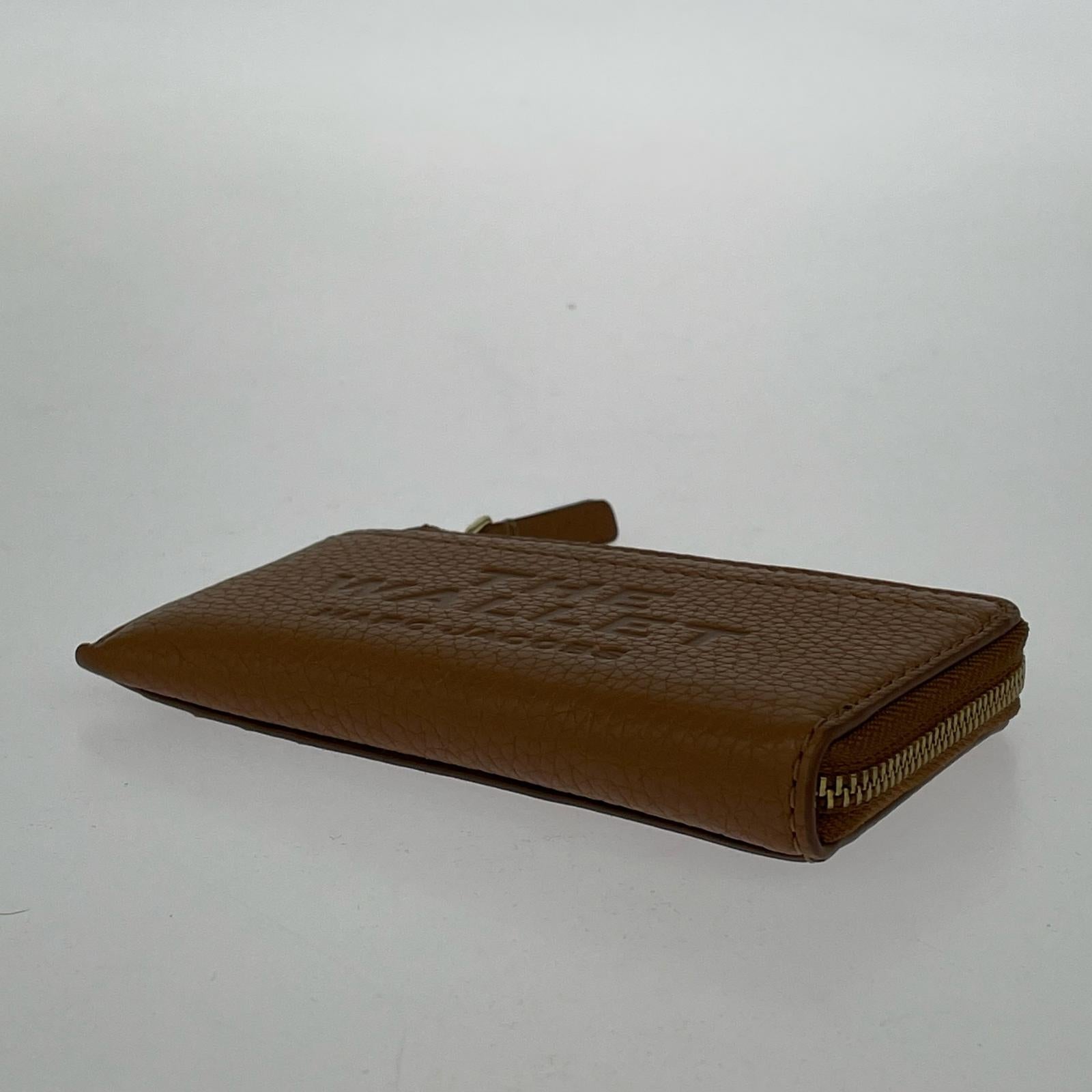 コインケース ザ レザー トップジップ マルチ ウォレット 茶