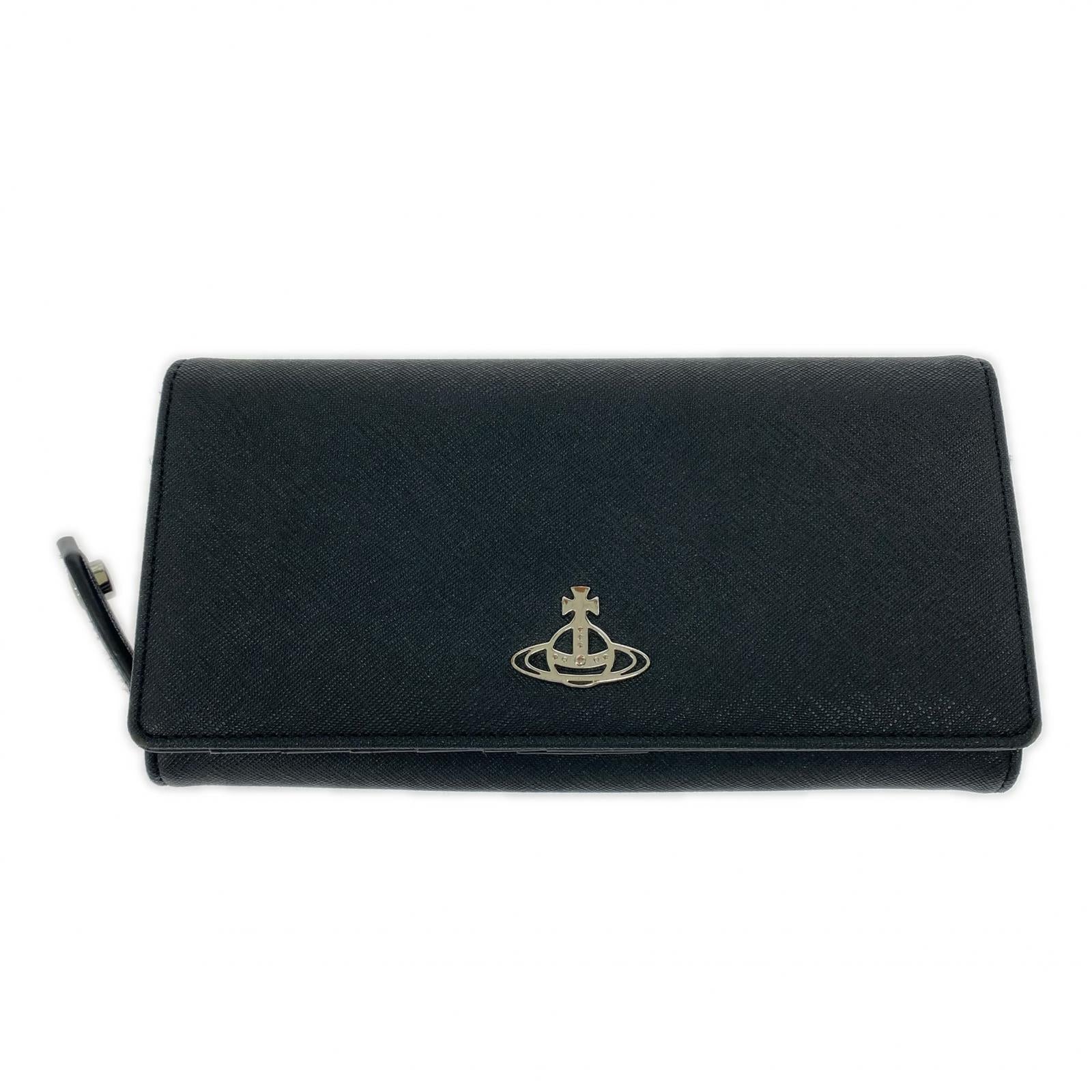 長財布 saffiano classic long walet 黒 ブラック